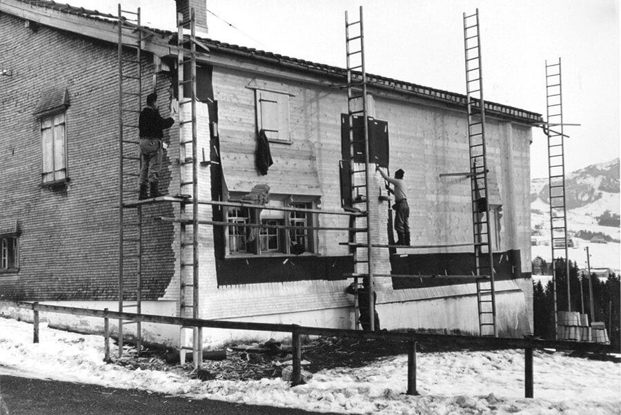 Geschichte Gerüstbau Fässler in Appenzell und St. Gallen