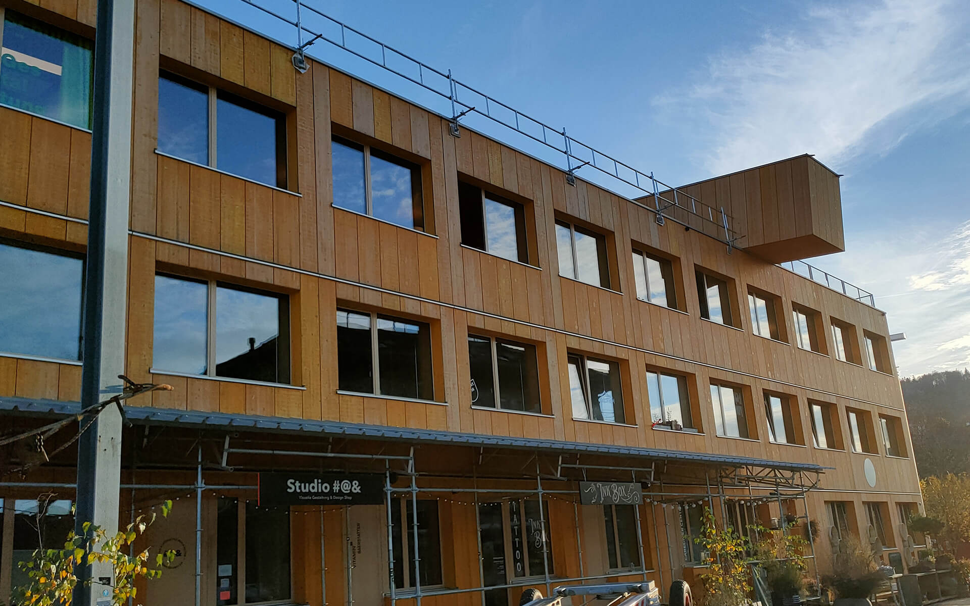 Absturzsicherund und Gerüstebau von Gerüstbau Fässler in Appenzell und St. Gallen