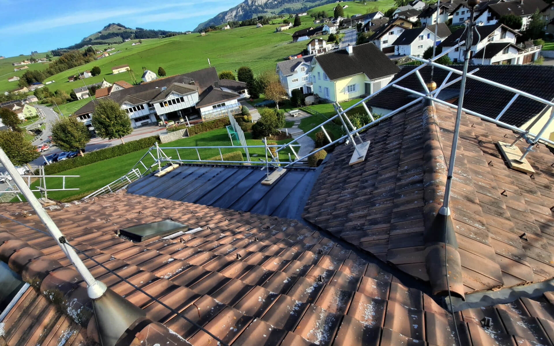 Absturzsicherund und Gerüstebau von Gerüstbau Fässler in Appenzell und St. Gallen