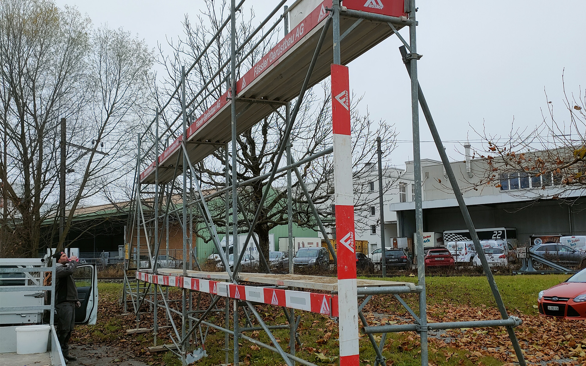 Enteisungsgerüste von Gerüstbau Fässler Appenzell und St. Gallen