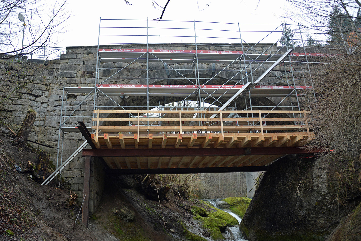 Spezielle Gerüste von Gerüstbau Fässler Appenzell und St. Gallen