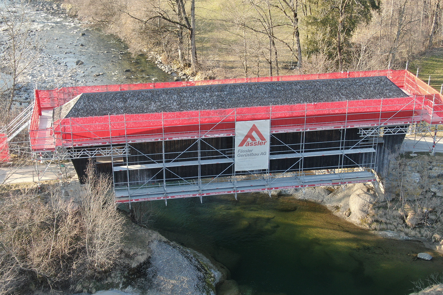 Spezielle Gerüste von Gerüstbau Fässler Appenzell und St. Gallen