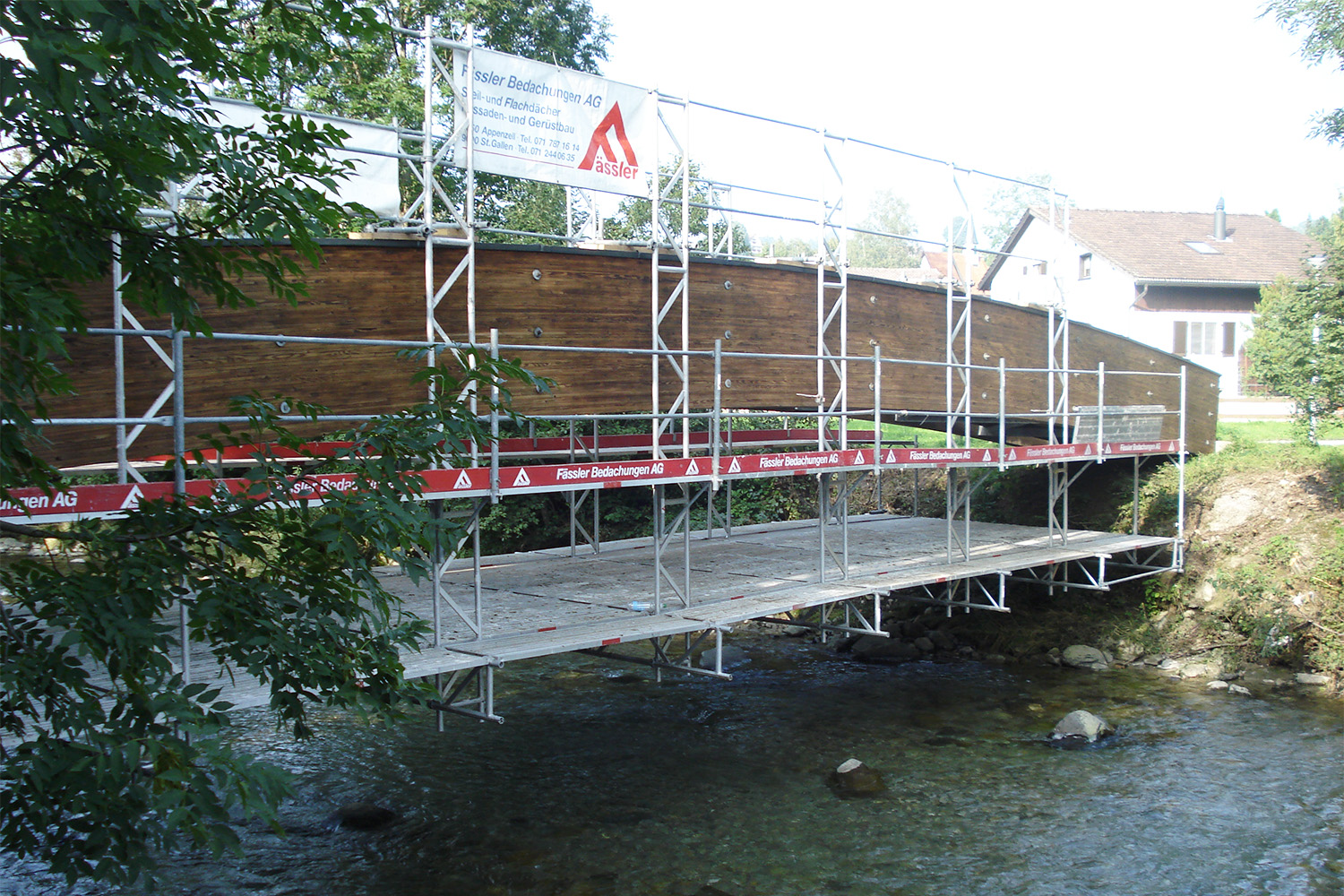 Spezielle Gerüste von Gerüstbau Fässler Appenzell und St. Gallen