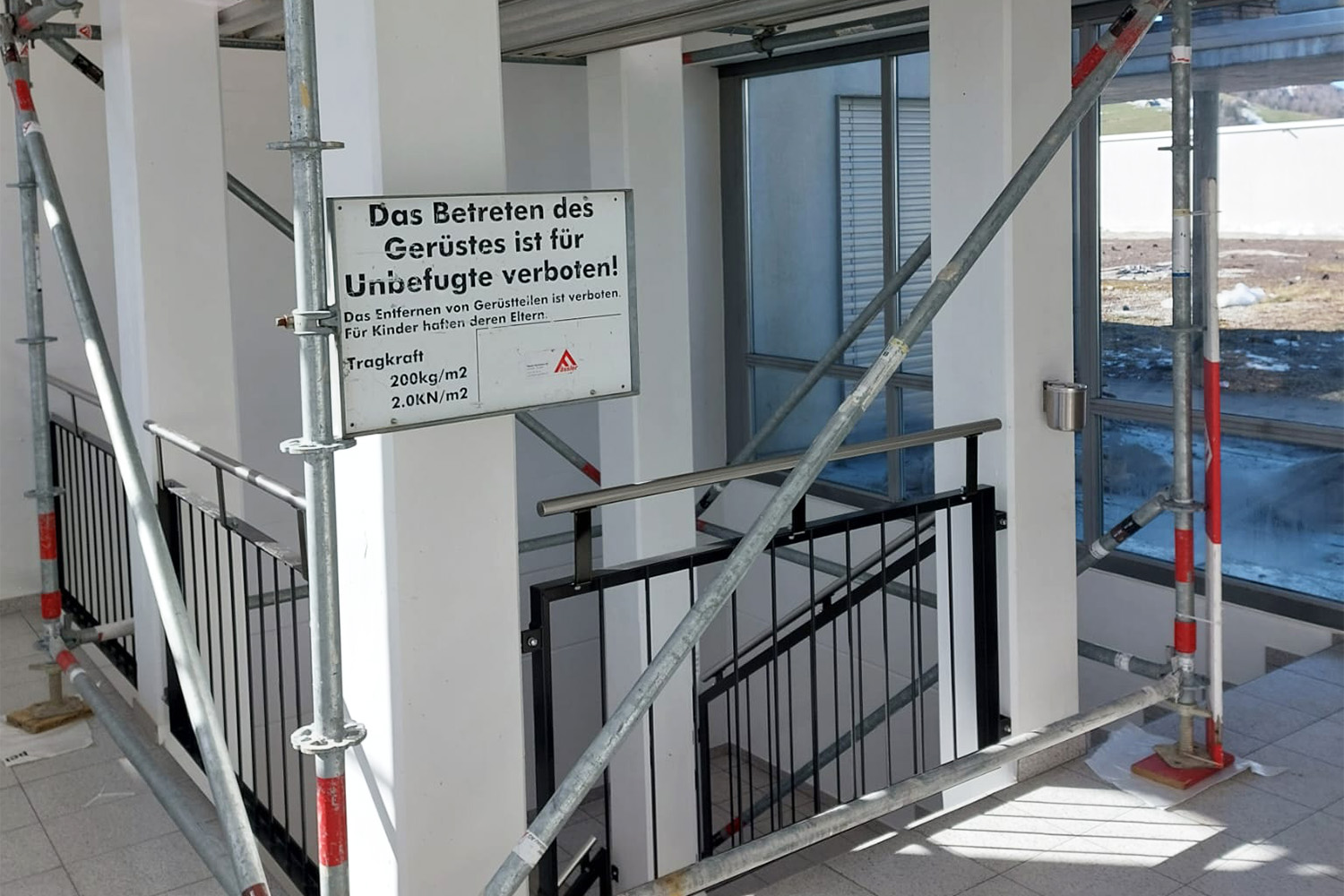 Spezielle Gerüste von Gerüstbau Fässler Appenzell und St. Gallen