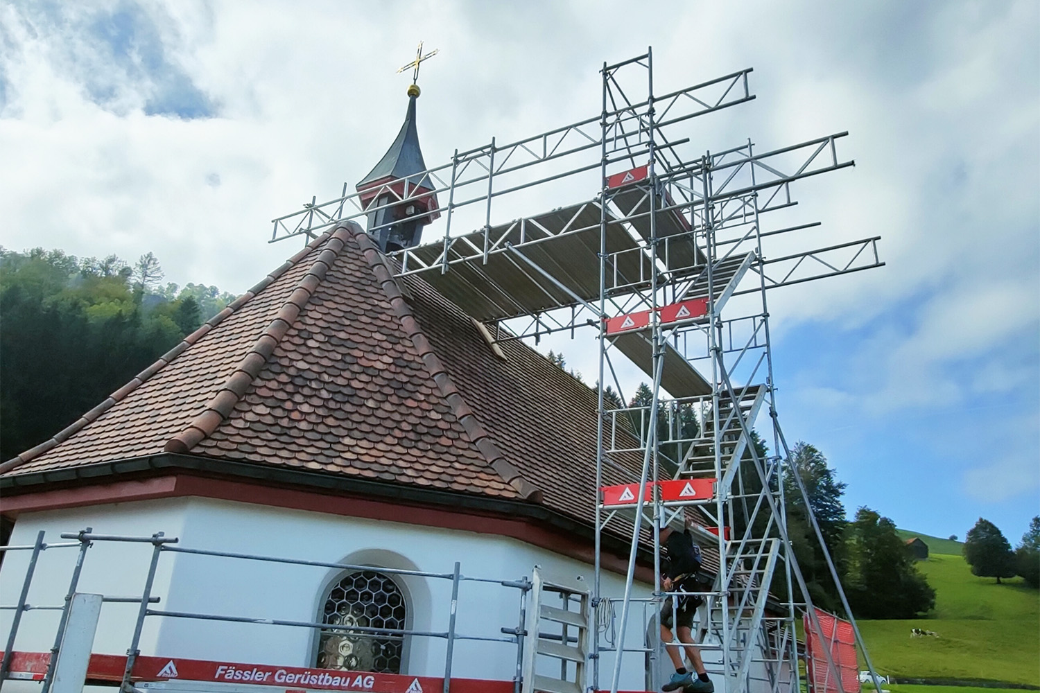 Spezielle Gerüste von Gerüstbau Fässler Appenzell und St. Gallen